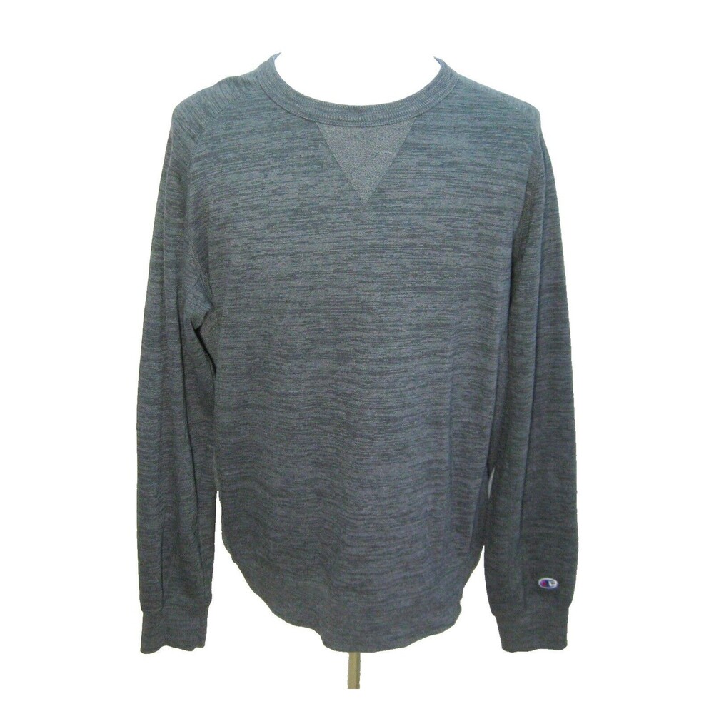 Vintage CHAMPION Mens (Size XL) Gray Long Sleeve Crewneck Sweatshirt Sweater Top